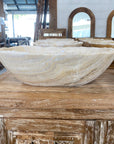 Oval Rugged Onyx Stone Basin 