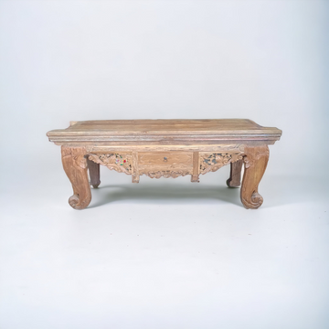 Balinese Carved Teak Console Table 200cm