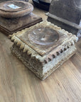 Indian Pillar Base Candle Stand 04