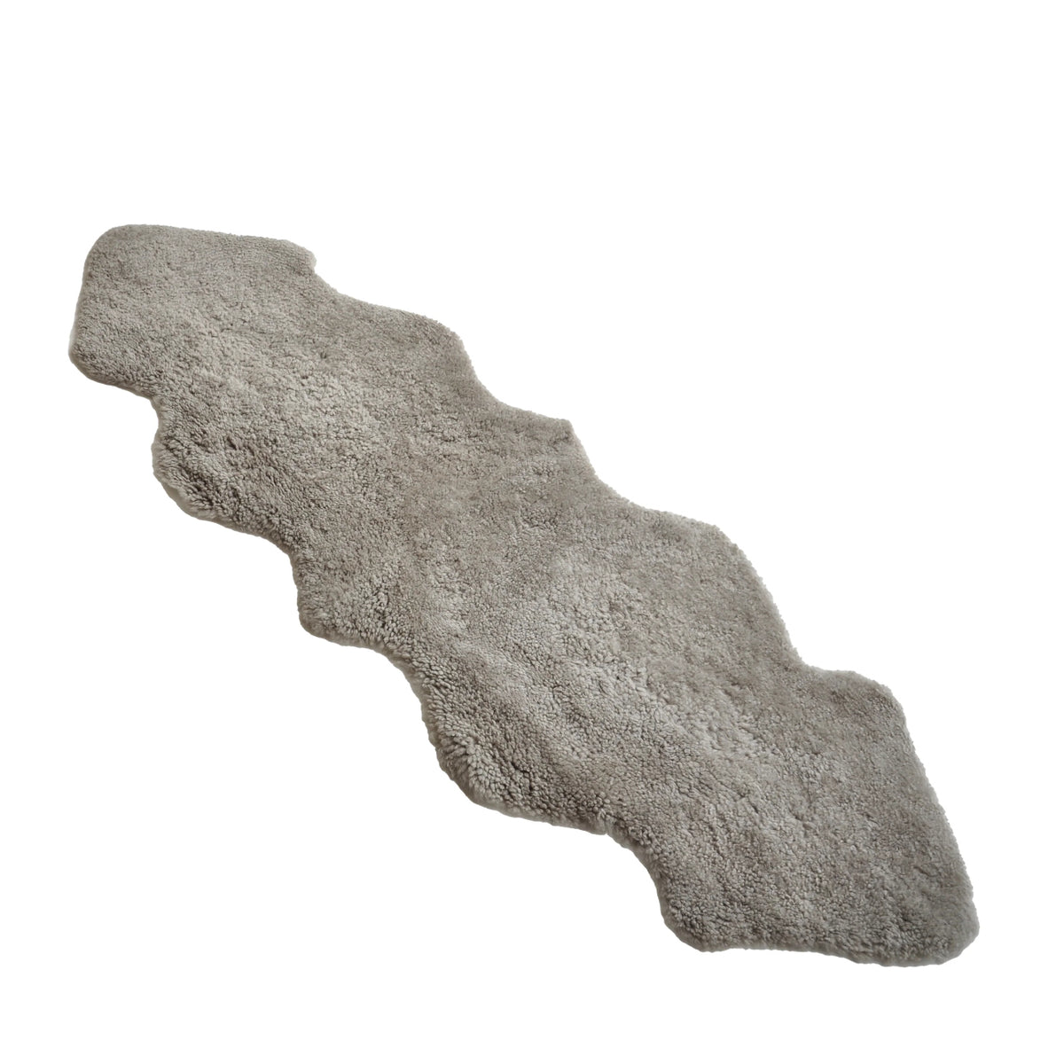 Moleskin Shorn Curly Sheepskin Double Rug