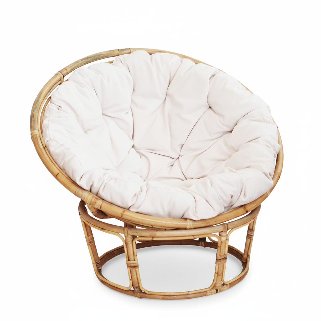 Single Rattan Papasan Chair