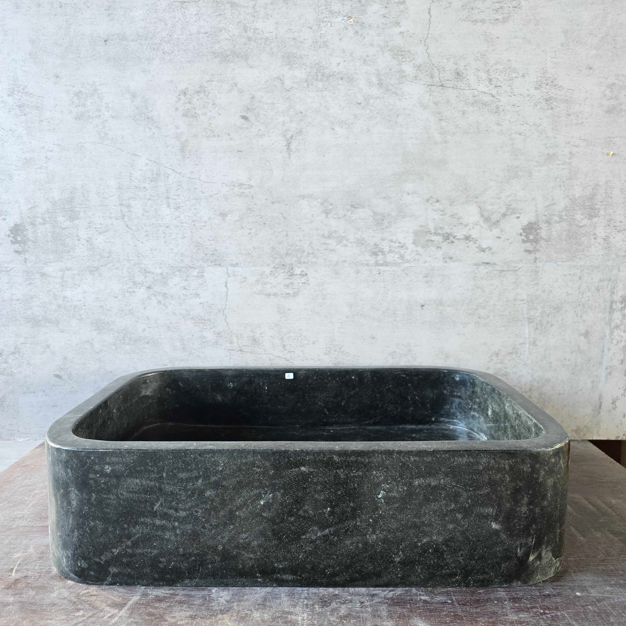 Rectangle Andesite Stone Basin 02