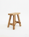 Rectangular Rustic Workers Teak Stool 50cm