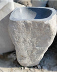 River Stone Pedestal Basin  | Assorted Styles