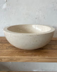 Round Beige Marble Stone Basin 10