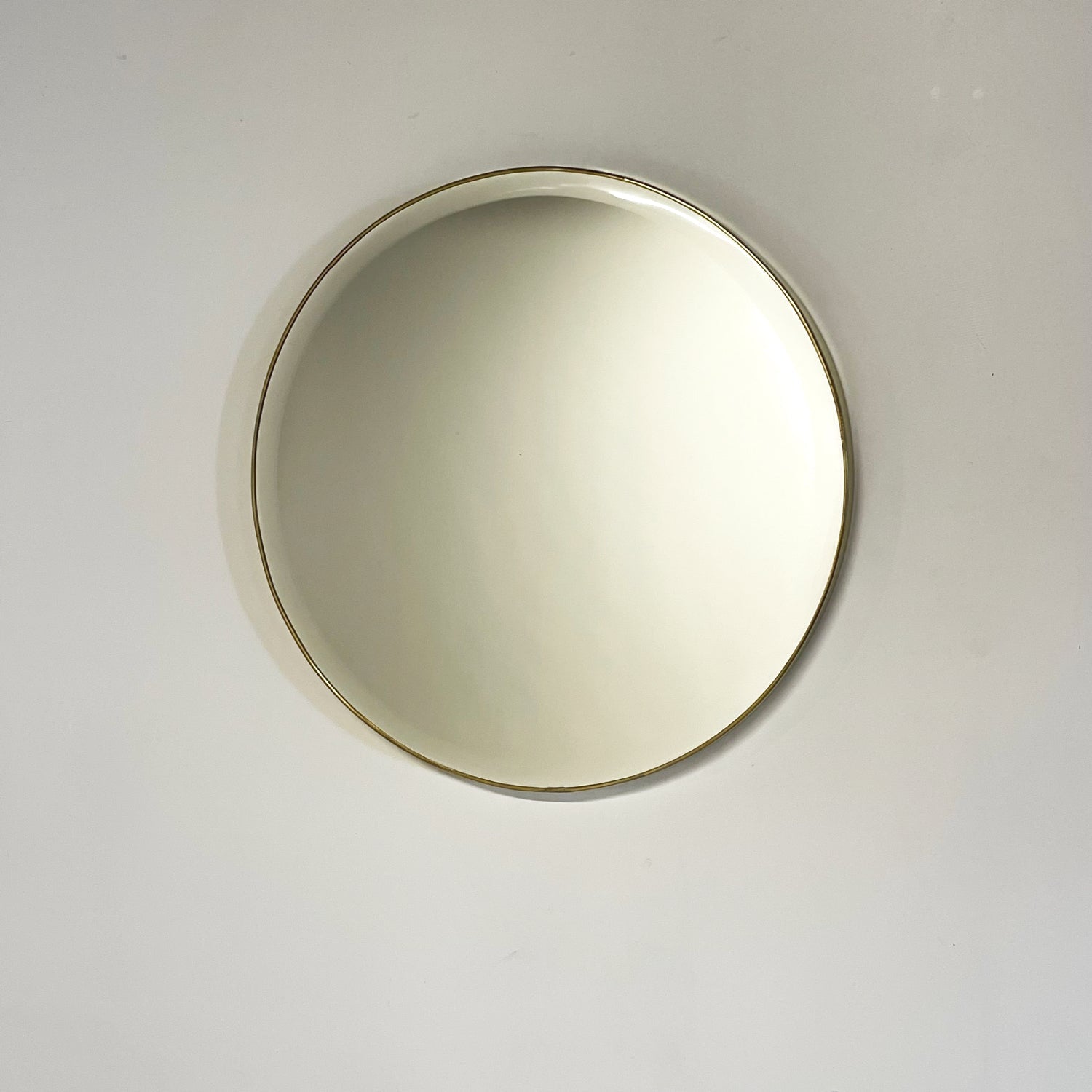 Round Metal Bevelled Mirror 60cm Dia