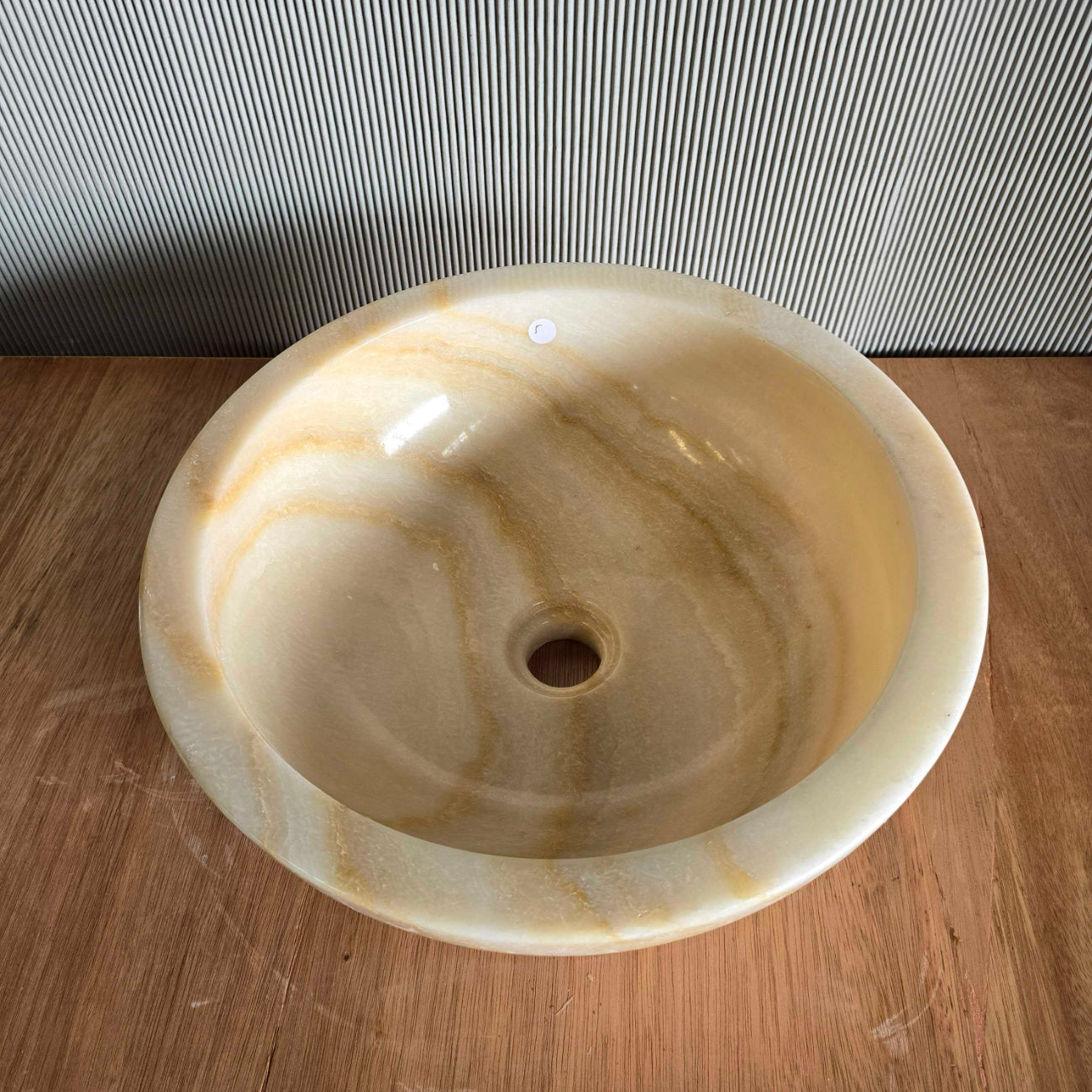 Round Onyx Stone Basin 05 | Pre Order