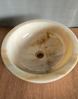Round Onyx Stone Basin 11