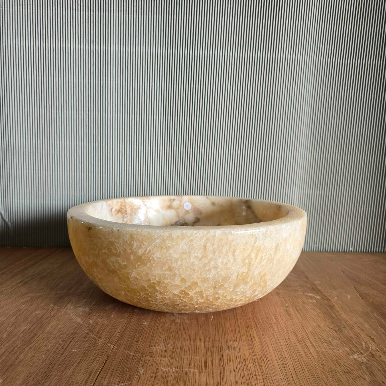 Round Onyx Stone Basin 13 | Pre Order