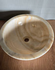 Round Onyx Stone Basin 17