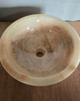 Round Onyx Stone Basin 20 | Pre Order