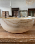 Round Onyx Stone Basin 