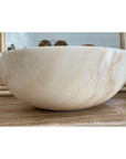 Round Onyx Stone Basin 