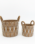 Round Waterhyacinth Jaring Storage Basket - Assorted Sizes | Made To Order