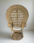 Royal Peacock Rattan Chair