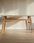 Rustic Teak Console Table 140cm