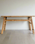 Rustic Teak Console Table 140cm