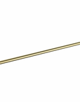 Otus Round Single Towel Rail 750mm - Brushed Gold