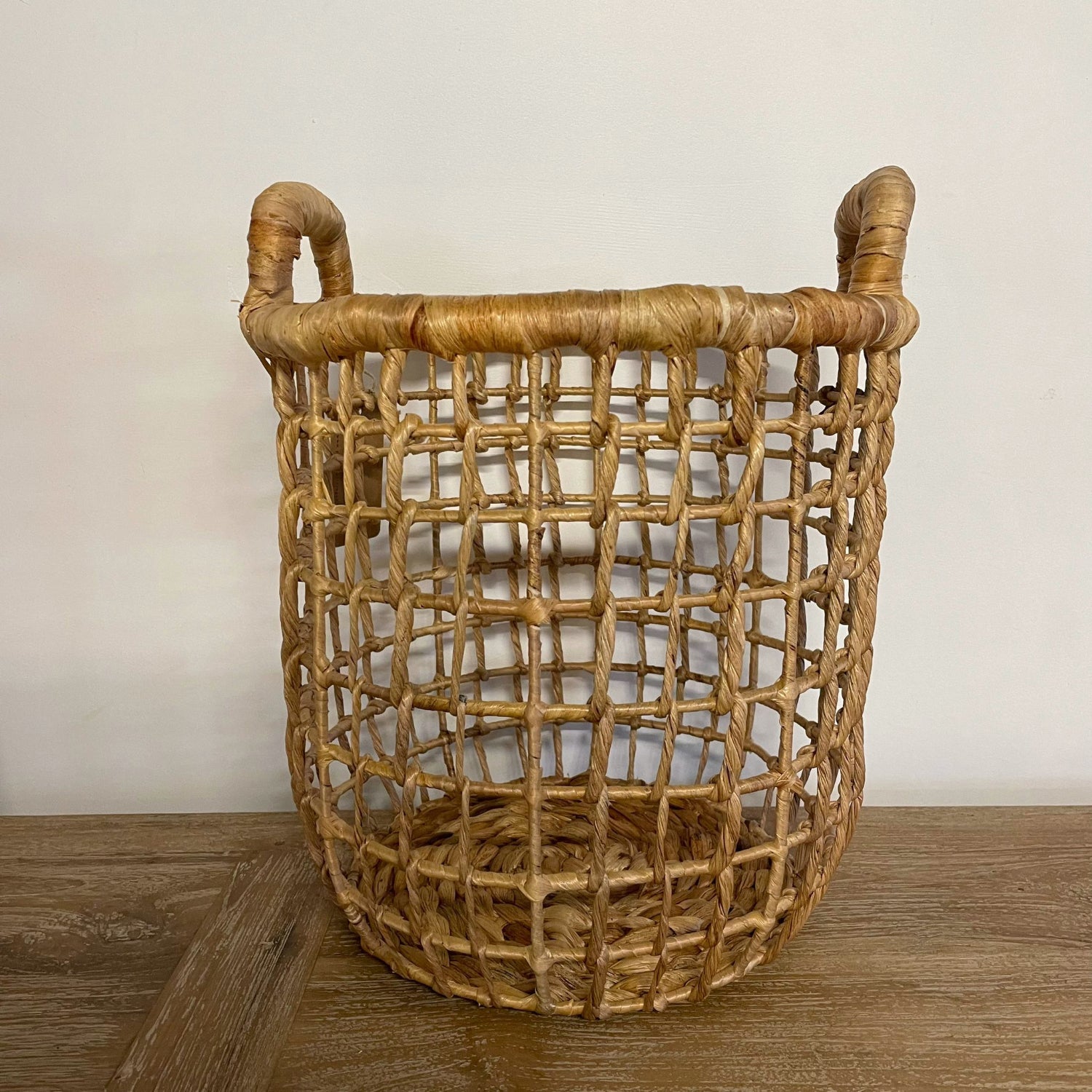 Round Waterhyacinth Open Weave Storage Basket - Assorted Sizes