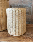 Small Woven Wicker Vase