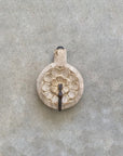 Small Single Round Indian Carved Wall Hook