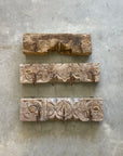 Small Vintage Indian Timber Wall Hooks