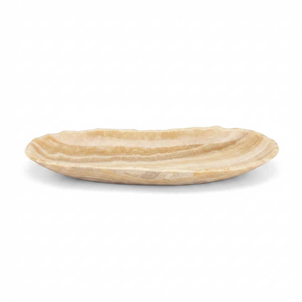 Stone Edge Onyx Oval Bowl 04