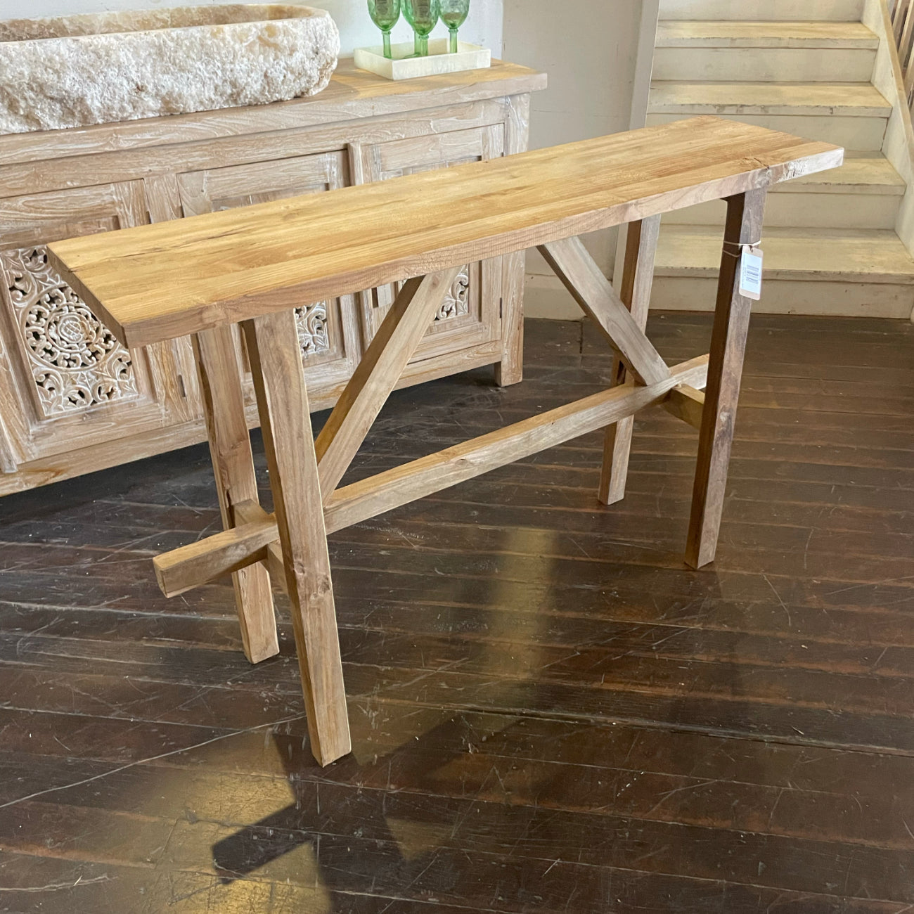 Suaka Teak Console Table - 120cm Length