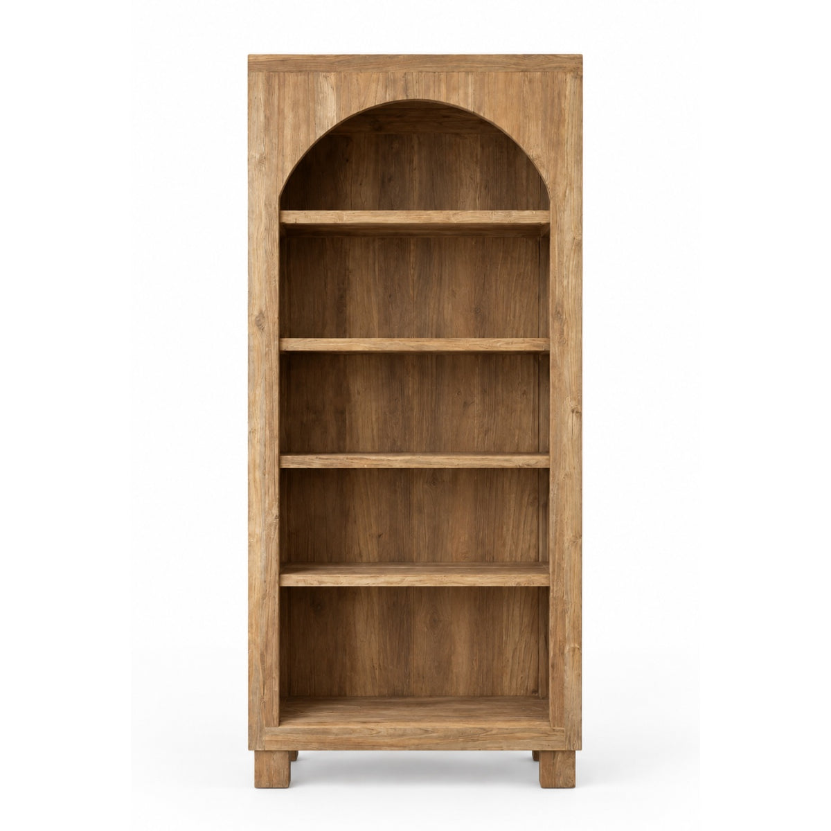 Arch Teak Book Shelf 80 x 40 x 180cm