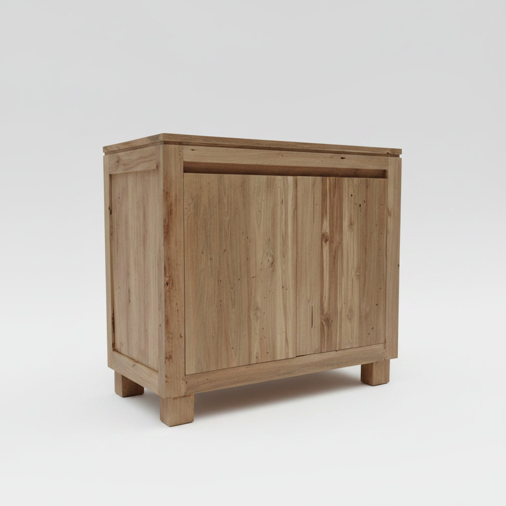 Natural Teak Vanity 90cm