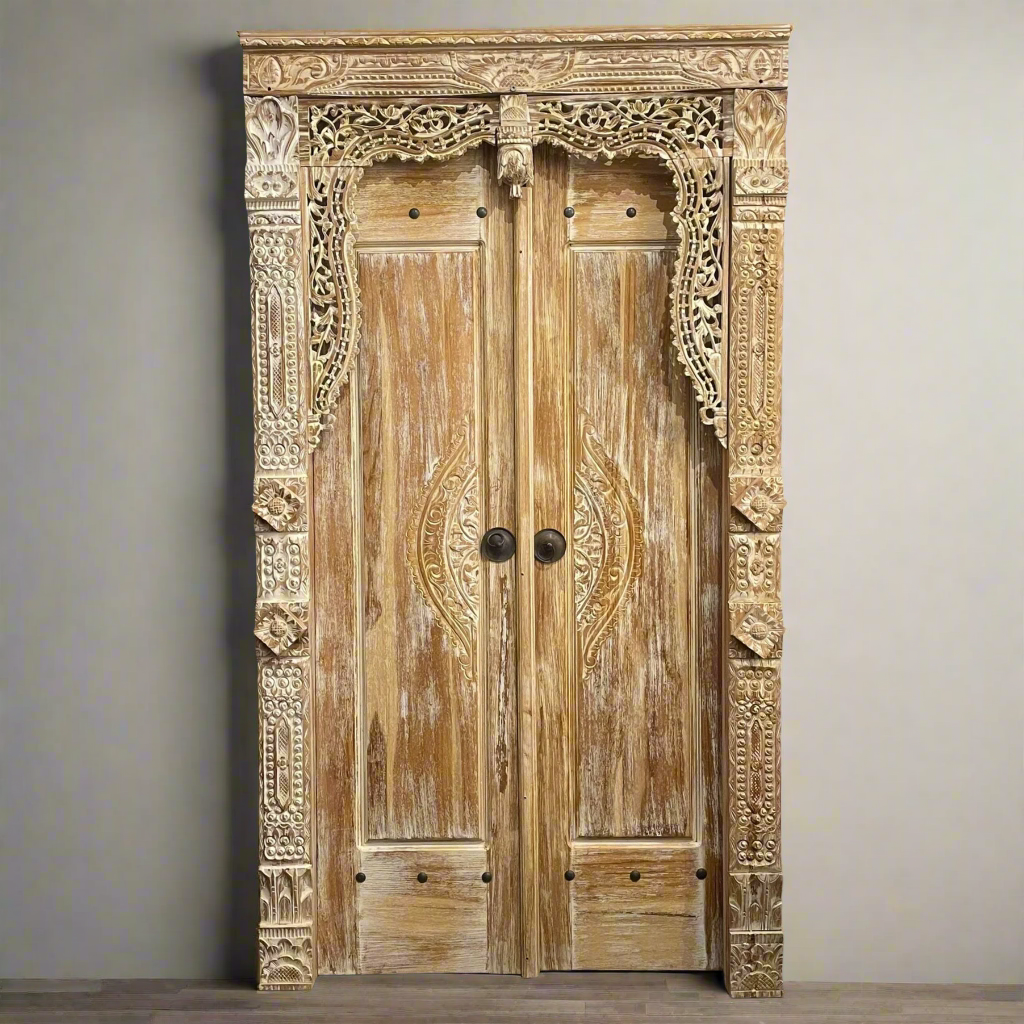 Nuri Gebyok Timber Door - 120x220cm