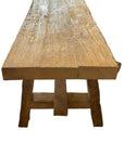 Rustic Teak Bench Seat 100cm