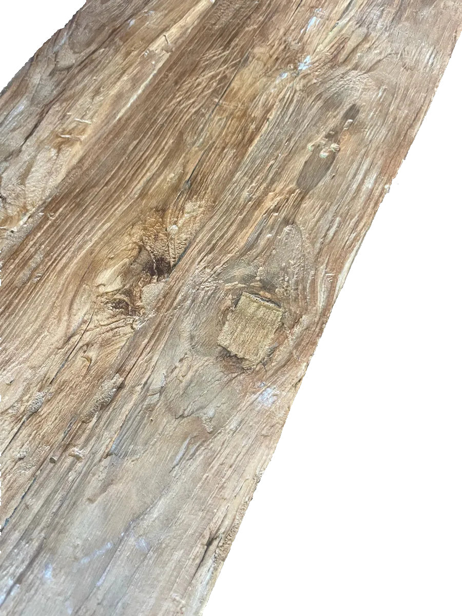 Rustic Teak Bench Seat 100cm