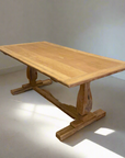 Teak Timber Titan Leg Dining Table 2m x 1m