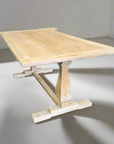 Teak Timber Titan Leg Dining Table 2m x 1m