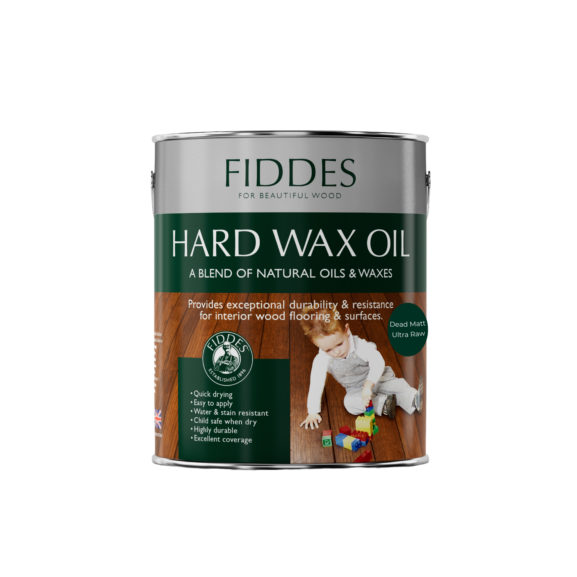 Ultra Raw Fiddes Hard Wax Oil 250ml Paradise Living Co