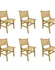 Villa Woven Teak Dining Chair - Set of 6