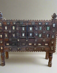 Vintage Indian Timber Damchiya Dowry Chest