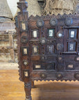 Vintage Indian Timber Damchiya Dowry Chest