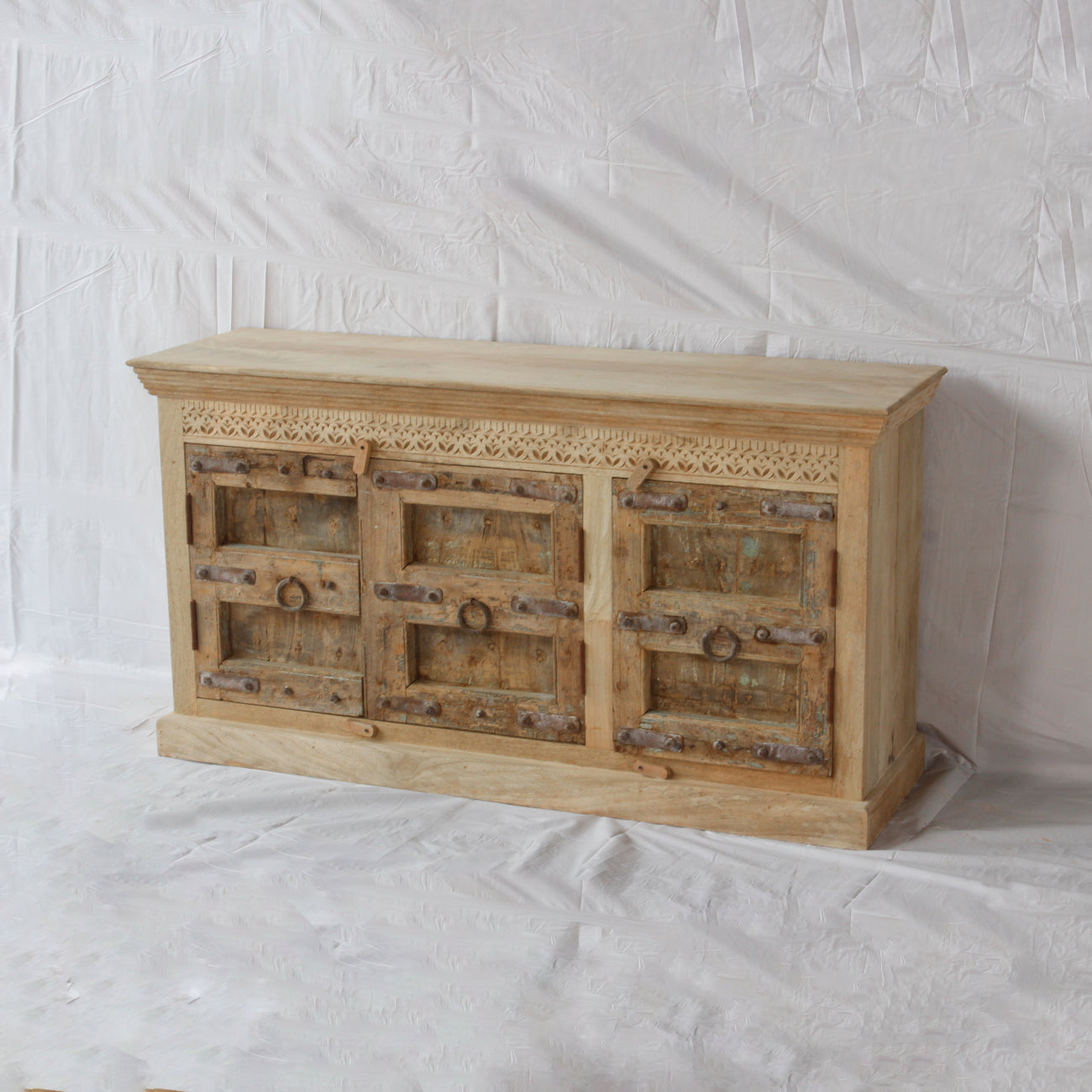 Vintage Indian Timber Sideboard 10 - 150cm Length
