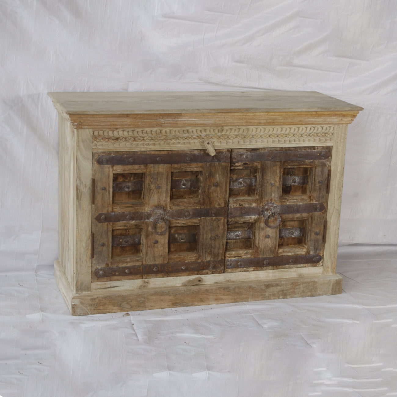 Vintage Indian Timber Vanity 03- 120cm Length