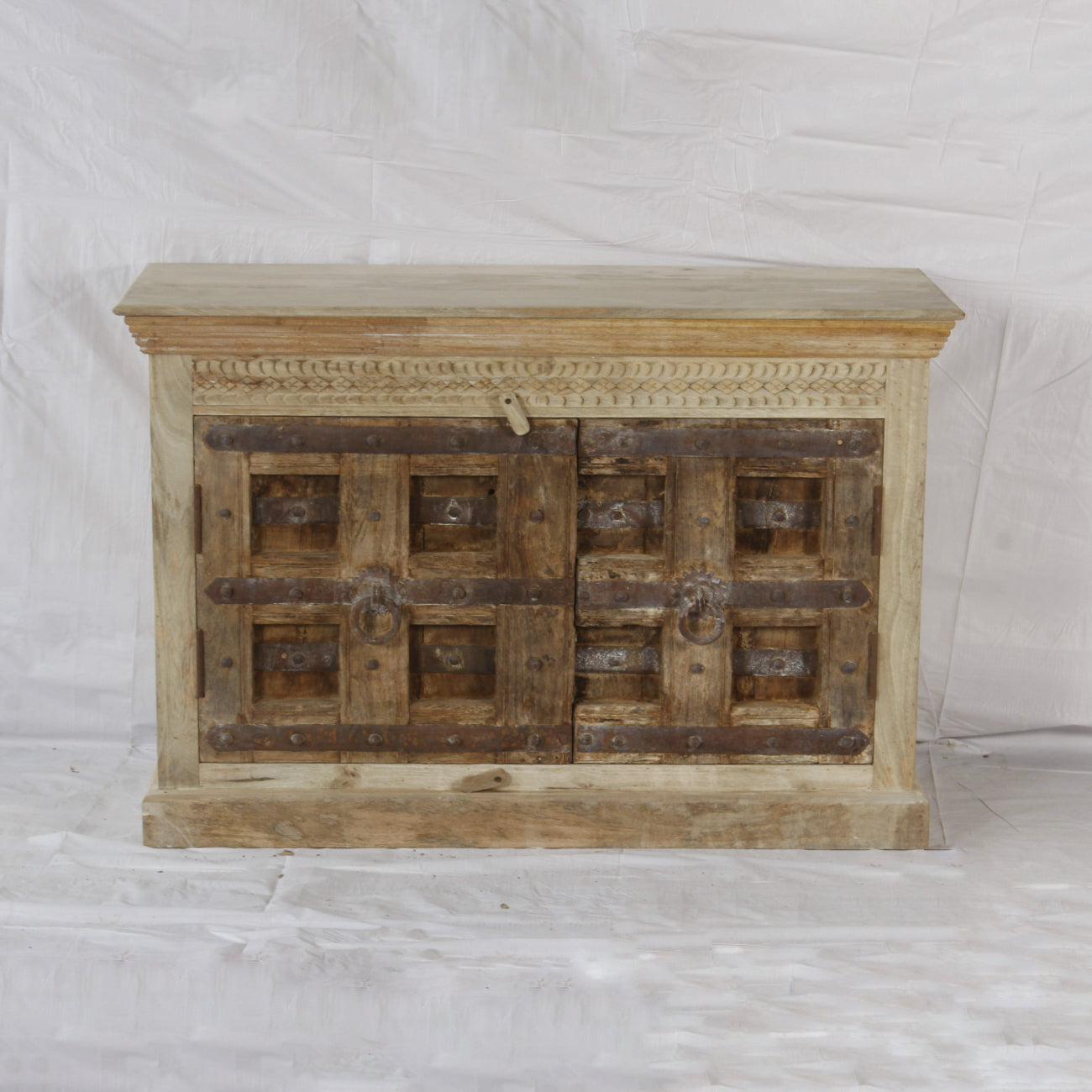 Vintage Indian Timber Vanity 03- 120cm Length
