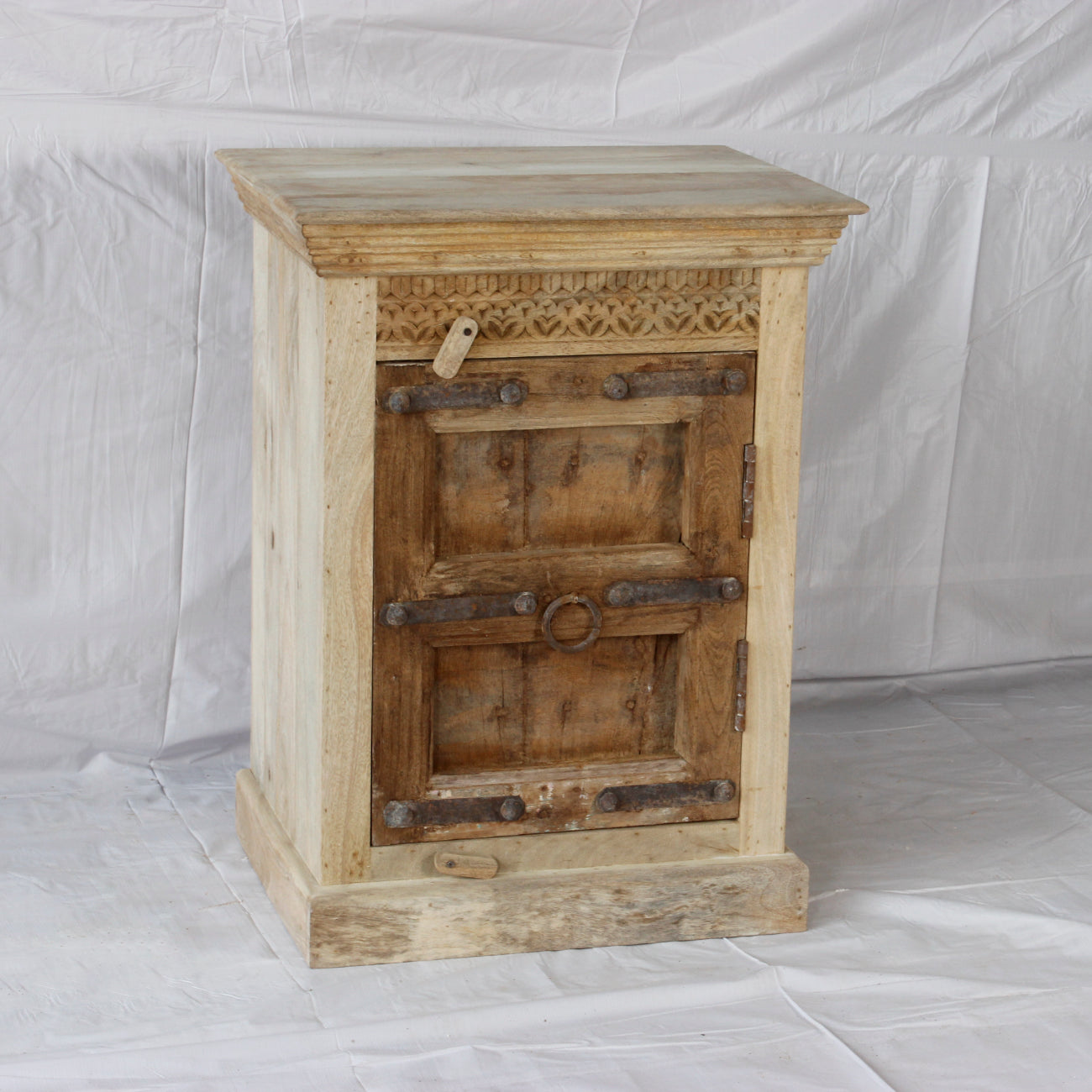 Vintage Indian Timber Vanity 03 - 60cm Length