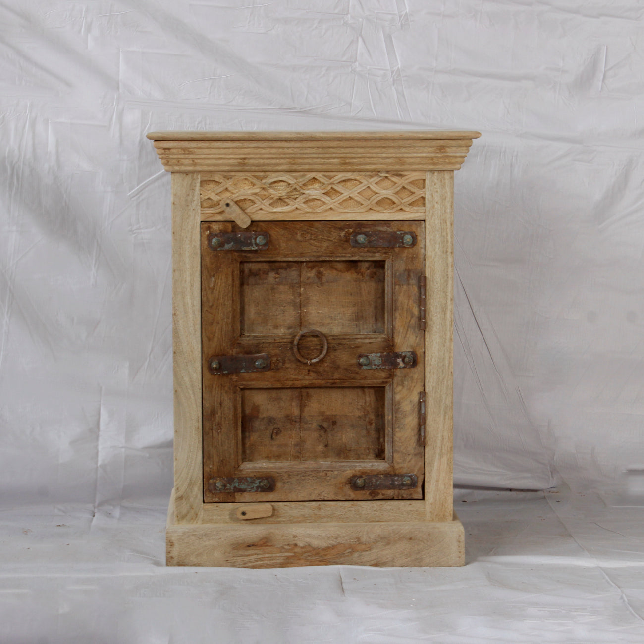Vintage Indian Timber Vanity 05 - 60cm Length