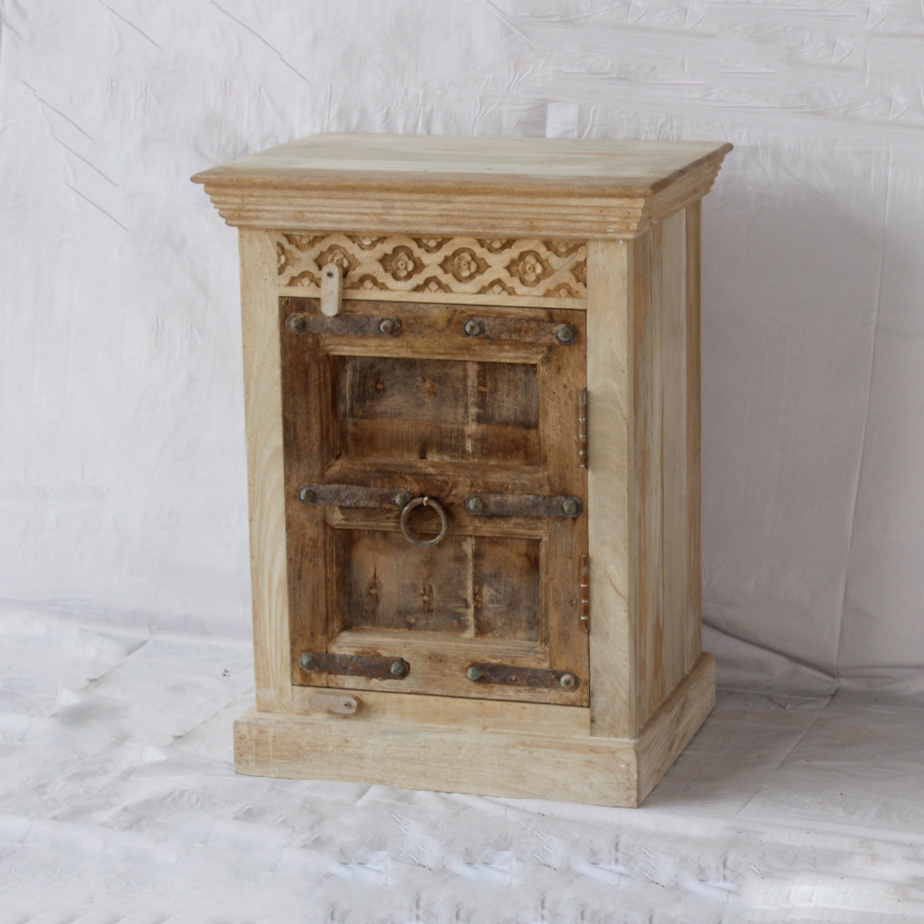 Vintage Indian Timber Vanity 06 - 60cm Length
