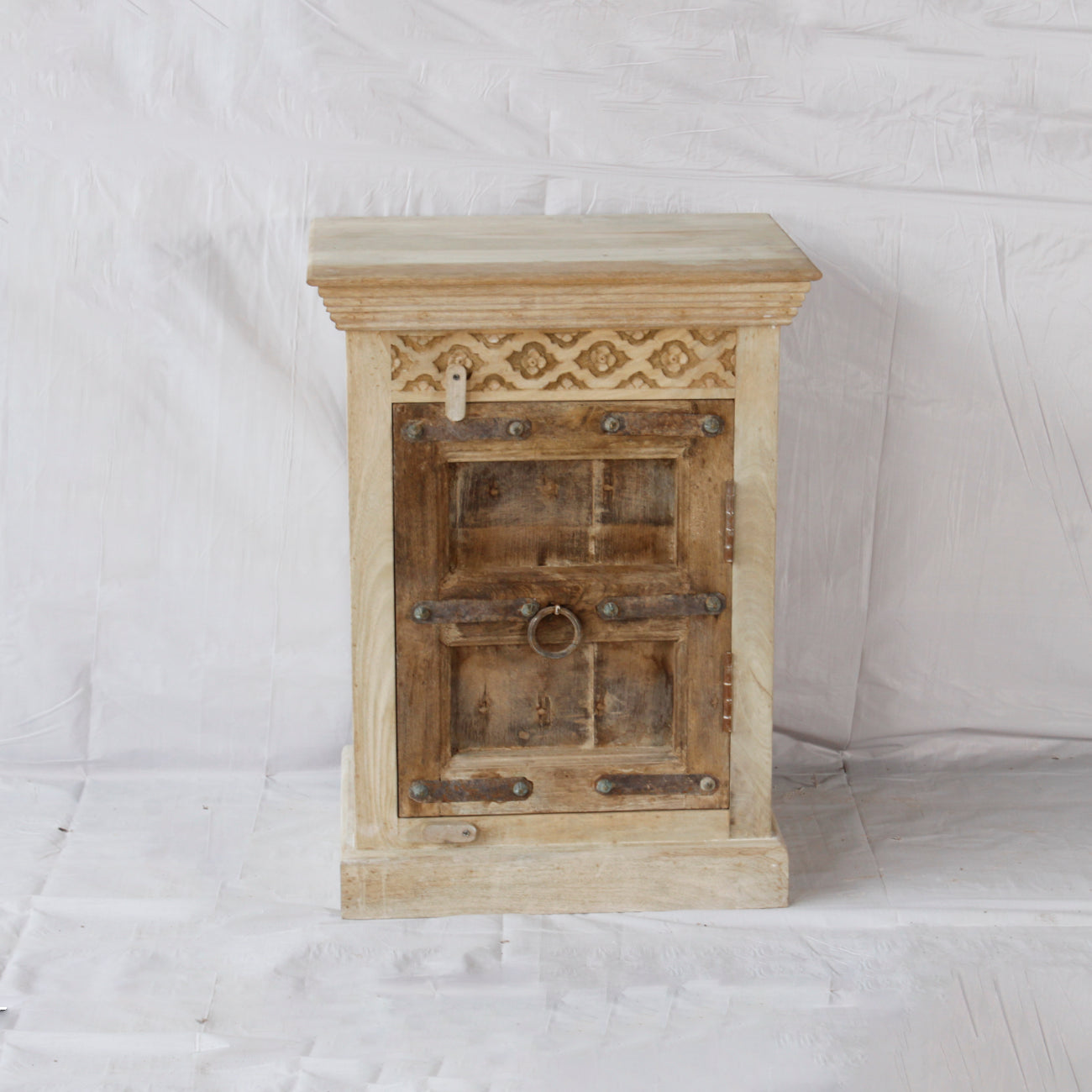 Vintage Indian Timber Vanity 06 - 60cm Length