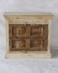 Vintage Indian Timber Vanity 07 - 90cm Length