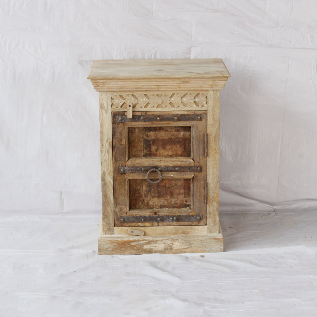 Vintage Indian Timber Vanity 07 - 60cm Length