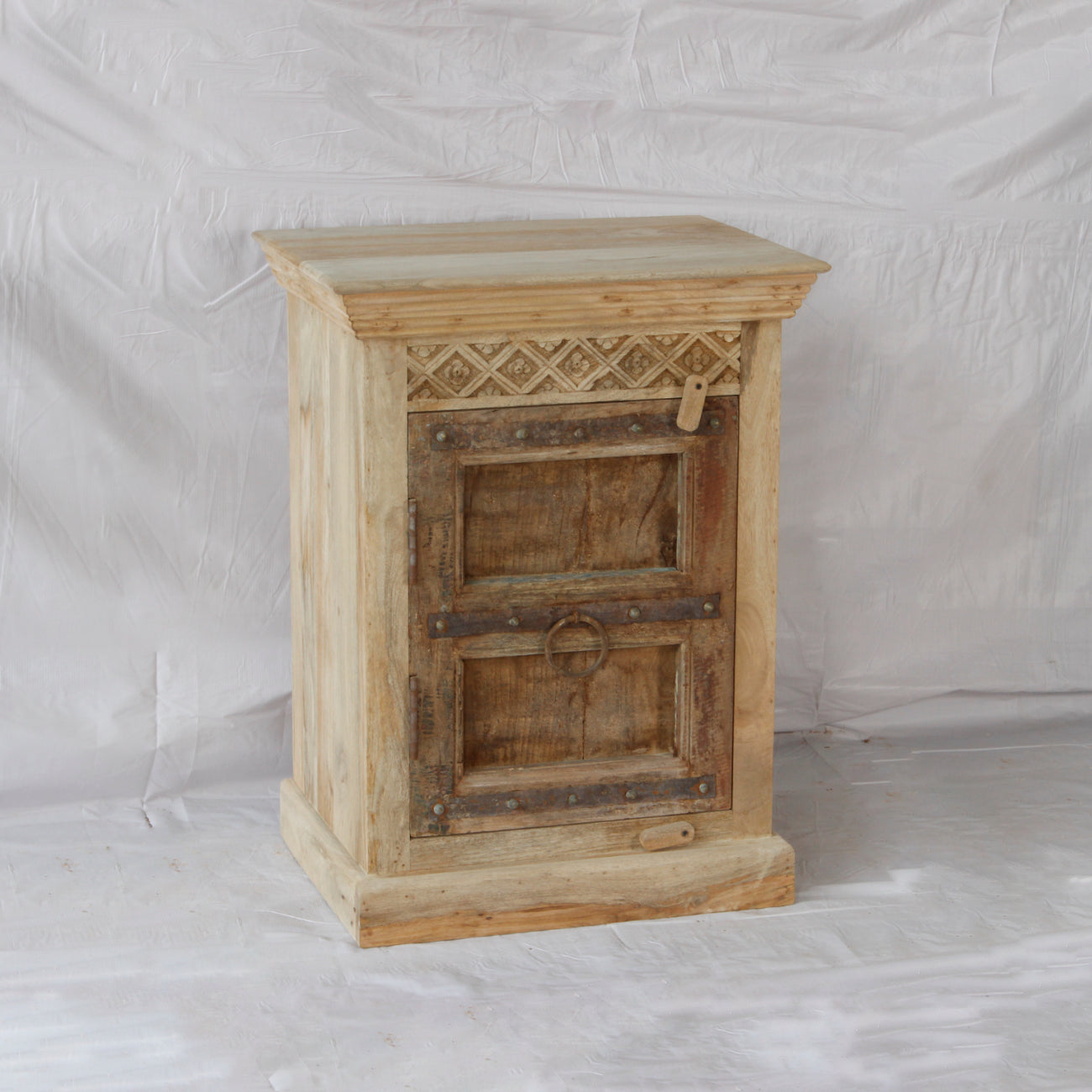 Vintage Indian Timber Vanity 08 - 60cm Length