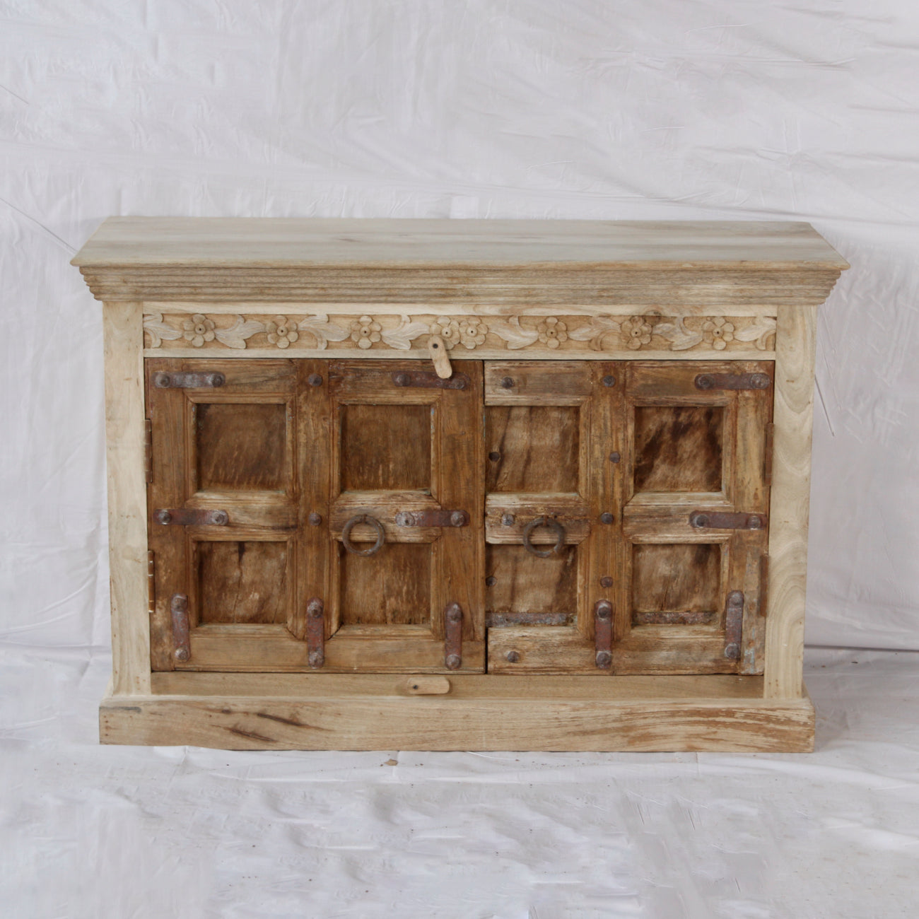 Vintage Indian Timber Vanity 13 - 120cm Length